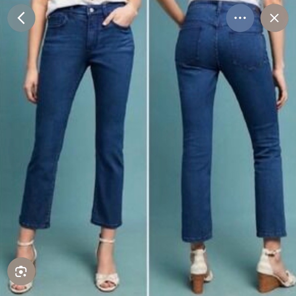 Pilcro High Rise Cropped Bootcut Jeans | Size 27